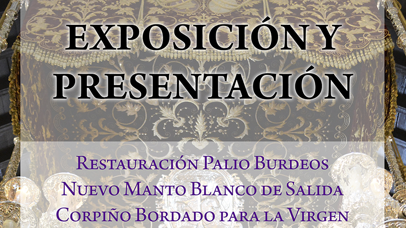 Exposición y Presentación de Restauración de Palio Burdeos